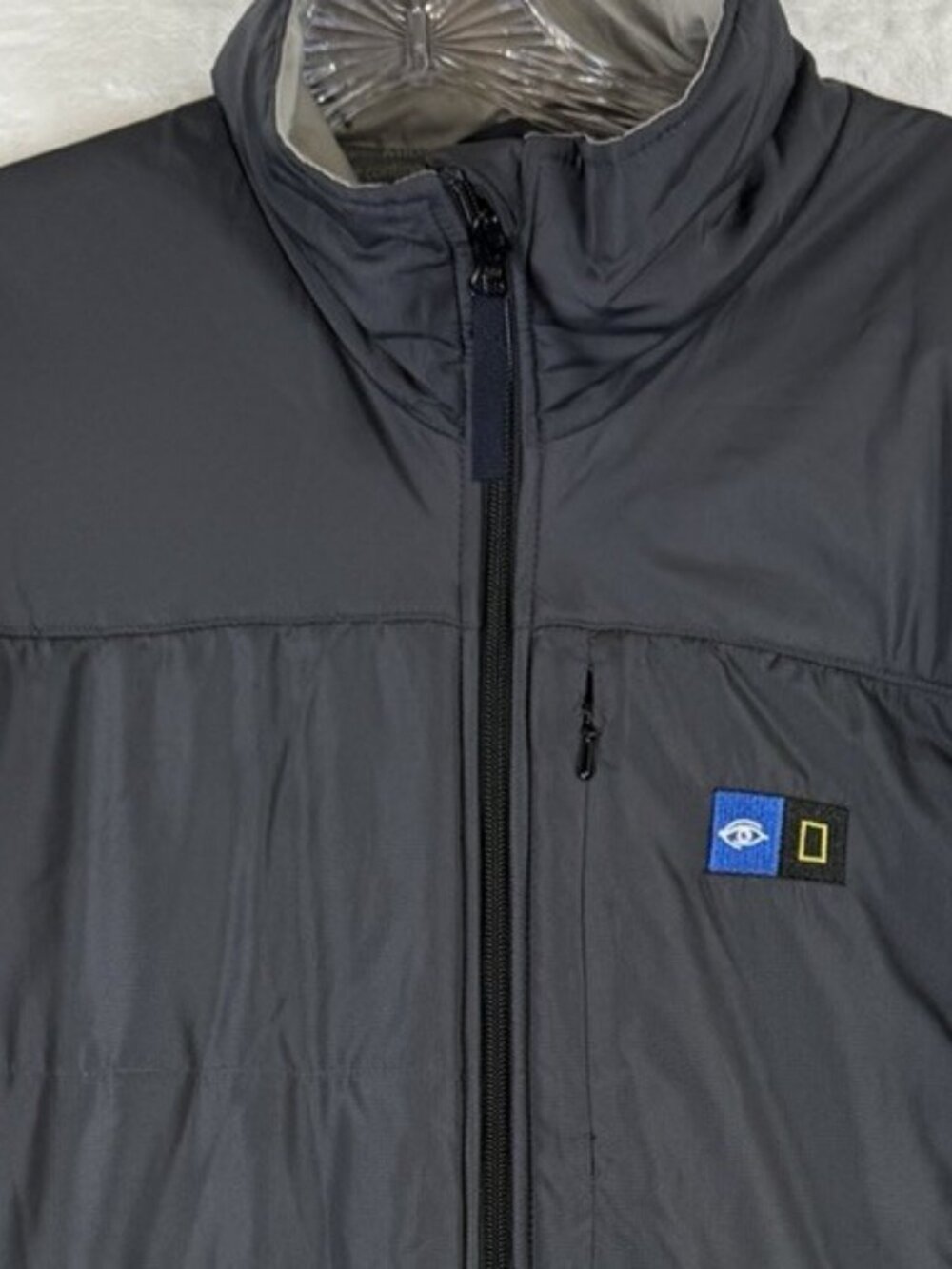 National Geographic Lindblad Expeditions Antarctica Jacket Large Gray Mens